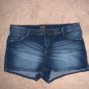 Plus size Jean shorts